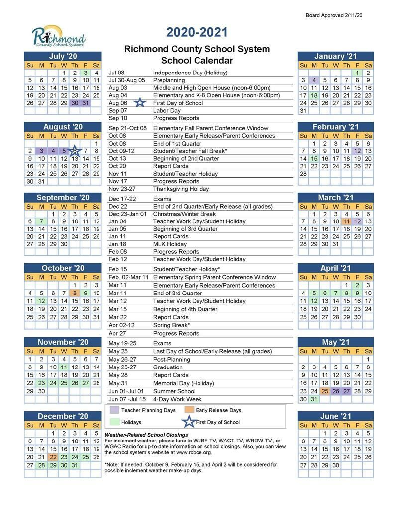 Walker County Ga School Calendar 2021 2022 - Texas Map