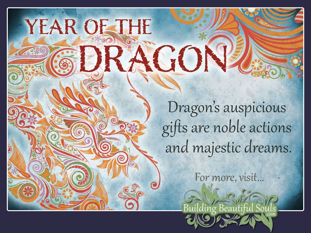 Year Of The Dragon - Chinese Zodiac Dragon Meanings