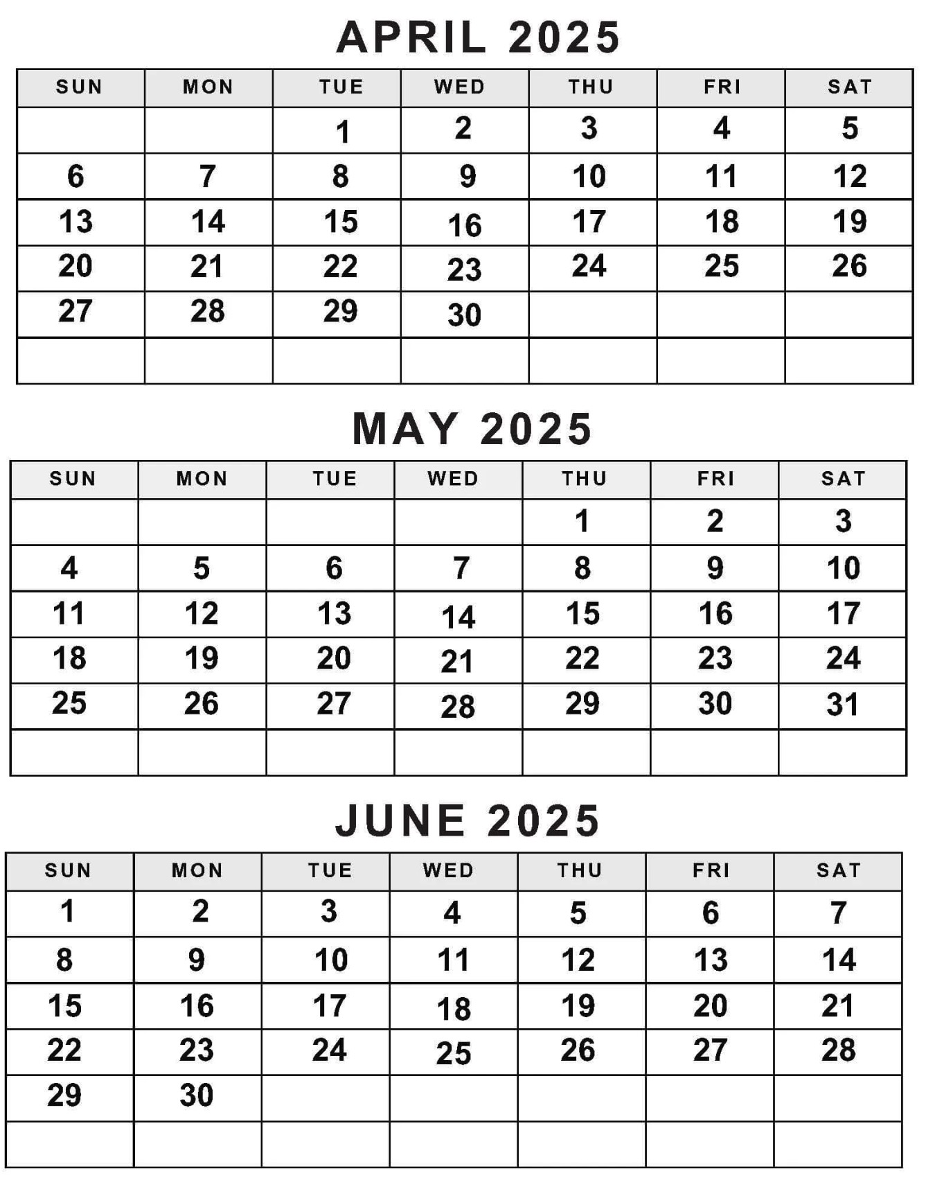 2025 3 month calendar printabulls printable 2025 3 month calendar printabulls printable