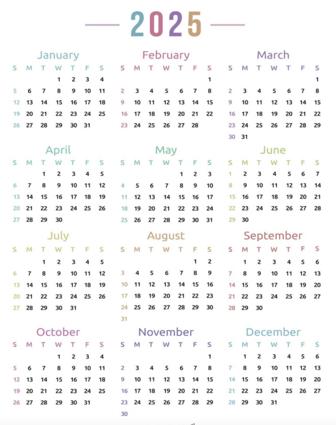 cute calendar guide 2025 free cute calendar guide 2025 free