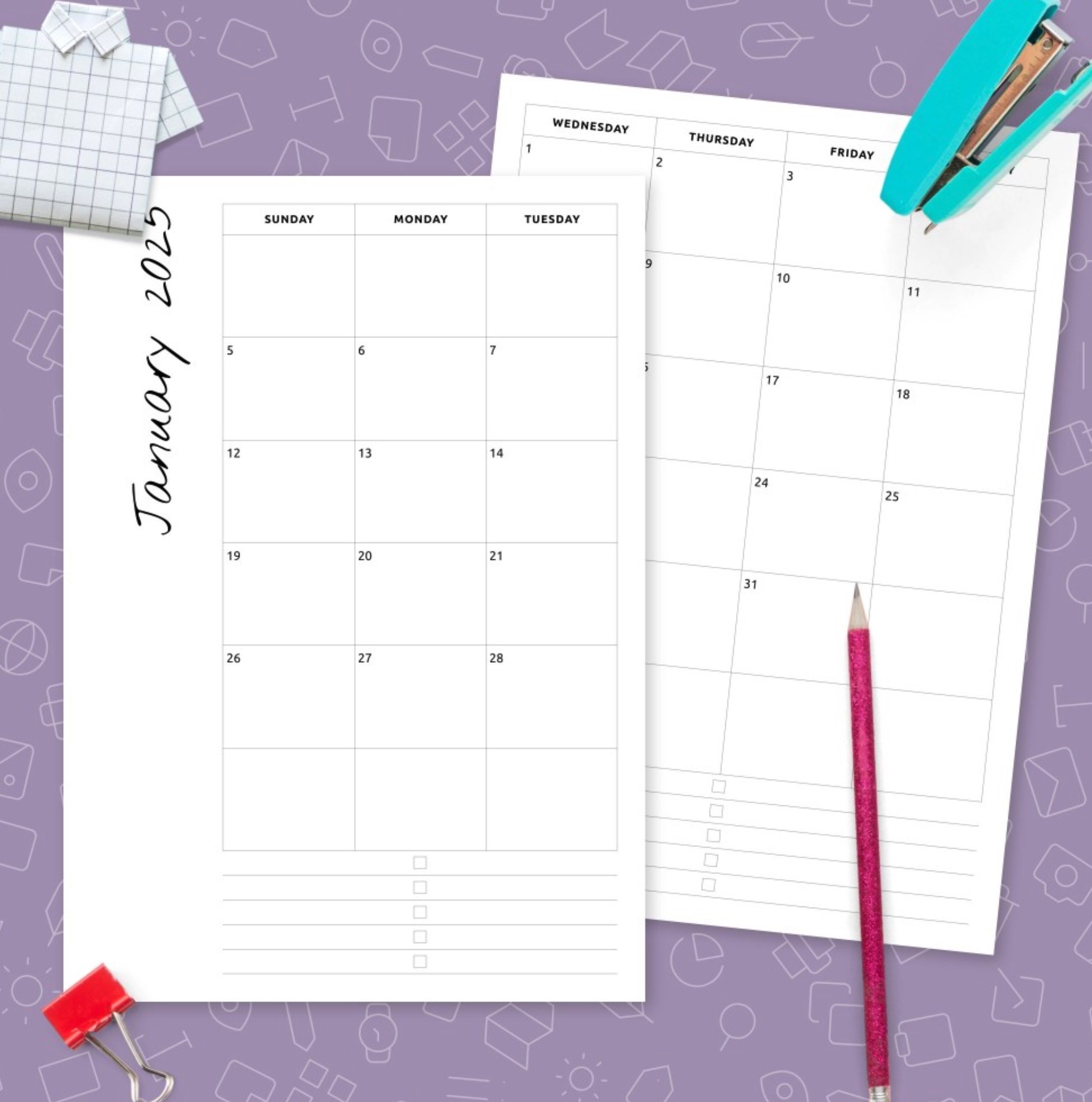 minimalist blank monthly planner printable minimalist blank monthly planner printable