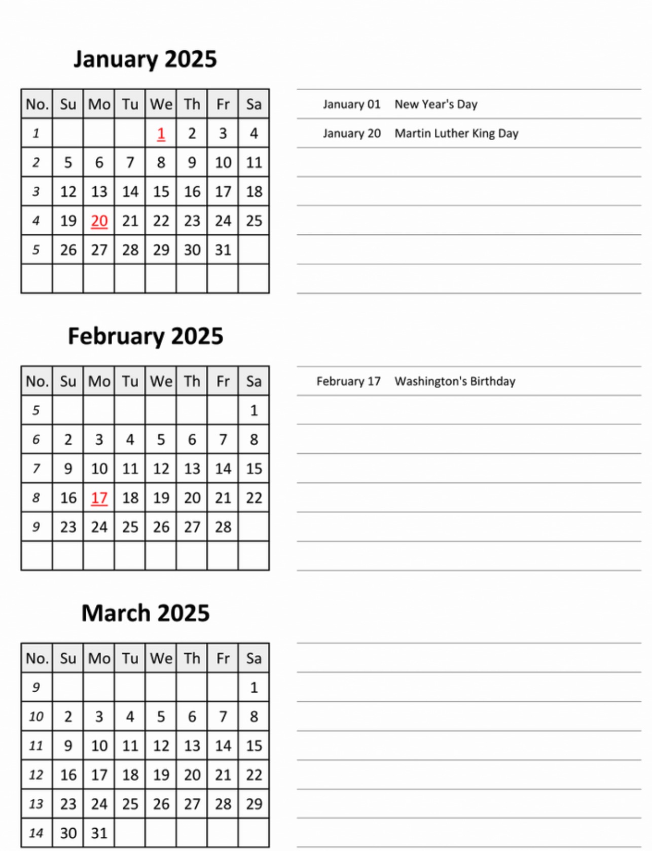 printable 3 month calendar 2025 printable 3 month calendar 2025