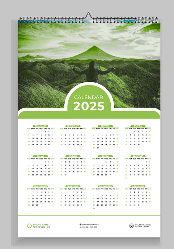 2025 vertical calendar design template free editable 2025 vertical calendar design template free editable