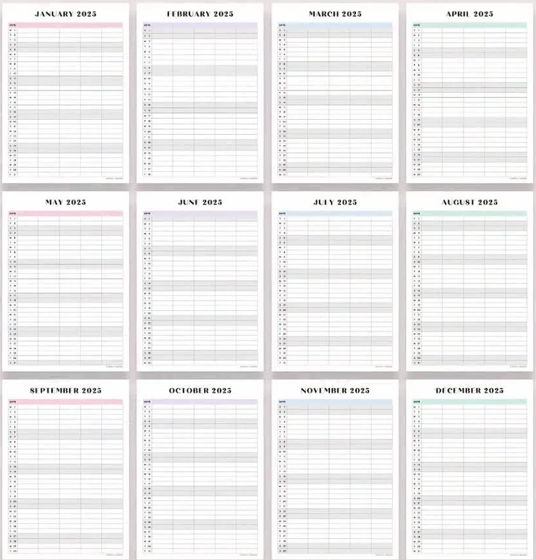 printable family calendar 2025 free printable family calendar 2025 free