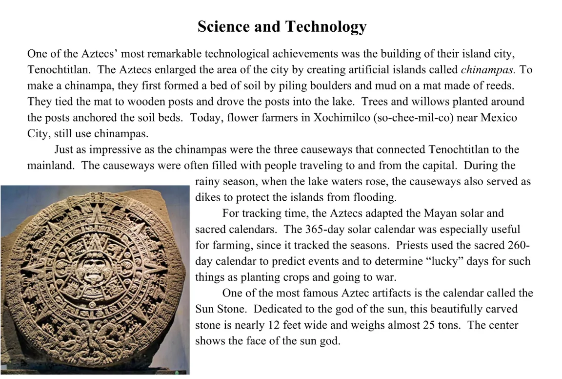 Time management lessons from the Aztec calendar