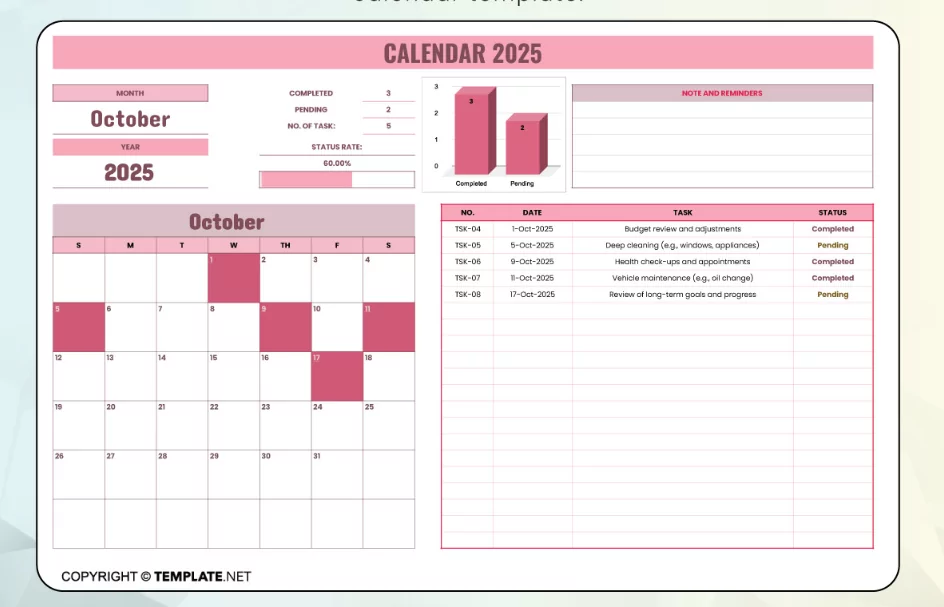 Modern 2025 digital calendar template design optimized specifically for various mobile devices