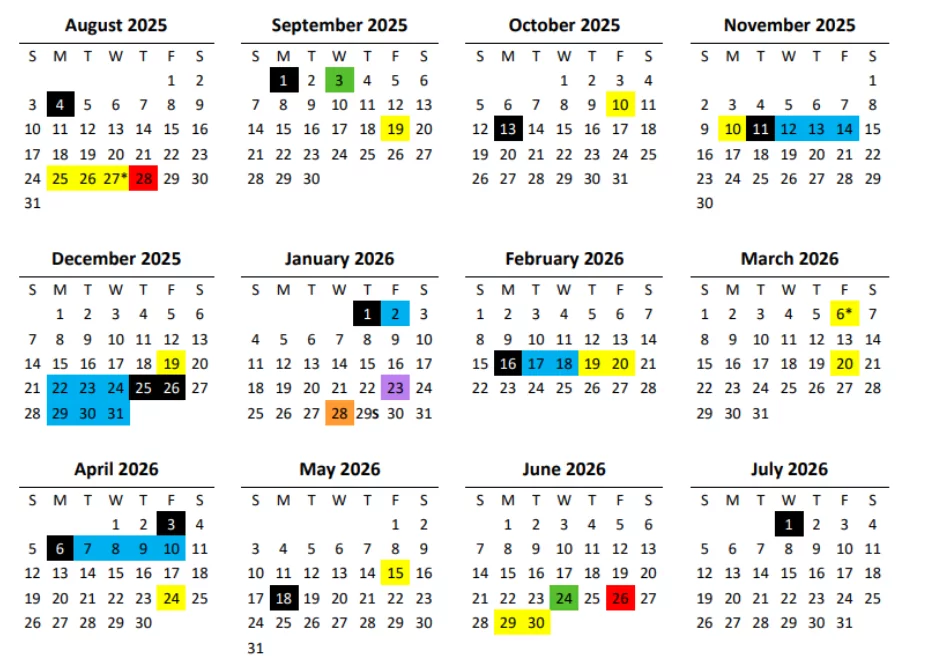 awareness calendar 2026 for campaigns and education