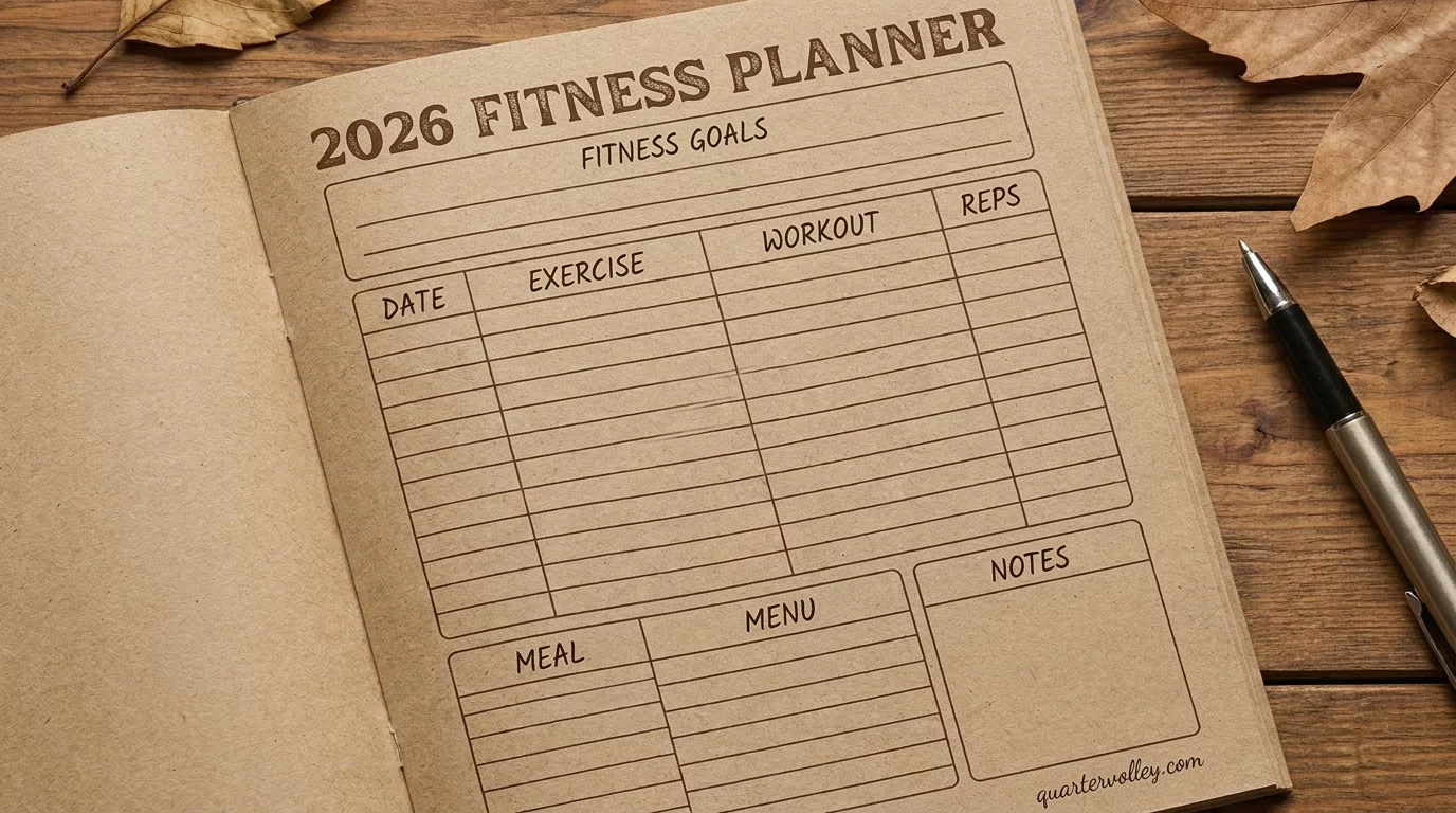 2026 Workout Calendar – Fitness Planning Template for Year-Round Success